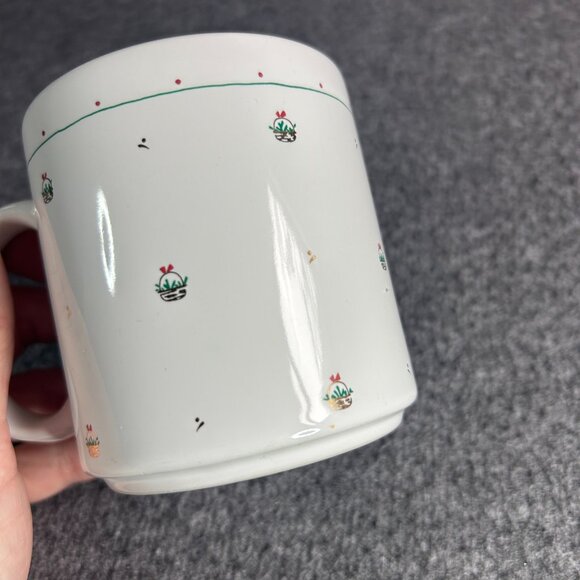 Vintage Michel & Company Made‎ in Japan Mug Easter Basket Gold Foil - Picture 5 of 9